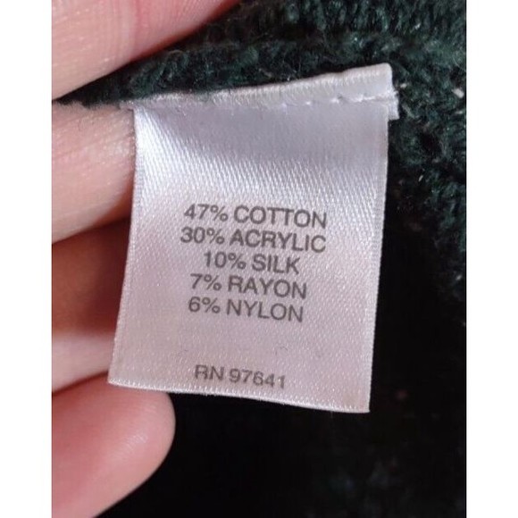 J Jill Women's L Green Cotton Silk Blend Skirt Pull On Maxi Knit Stretch Basic - Picture 5 of 8